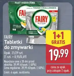 ALDI FAIRY Tabletki do zmywarki oferta