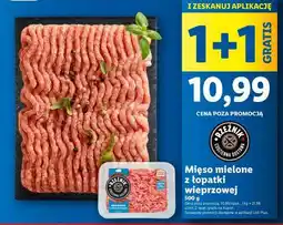 Lidl Mięso mielone z łopatki wieprzowej oferta