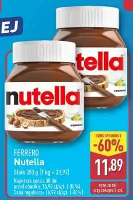 ALDI FERRERO Nutella oferta