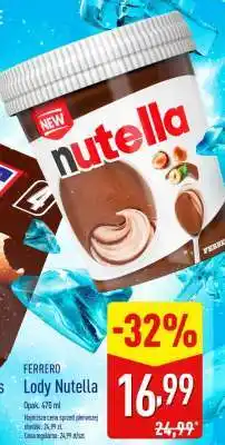 ALDI FERRERO Lody Nutella oferta