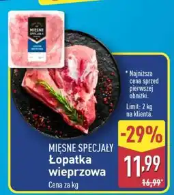 ALDI MIĘSNE SPECJAŁY Łopatka wieprzowa oferta