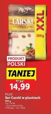 Lidl PILOS Ser Carski w plastrach oferta