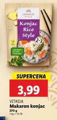 Lidl VITASIA Makaron konjac oferta