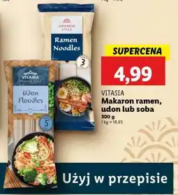 Lidl VITASIA Makaron ramen, udon lub soba oferta