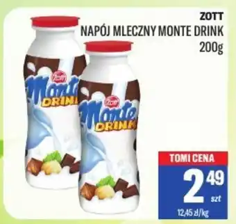 TomiMarkt Zott napój mleczny monte drink oferta