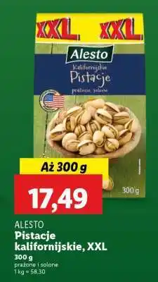 Lidl ALESTO Pistacje kalifornijskie, XXL oferta