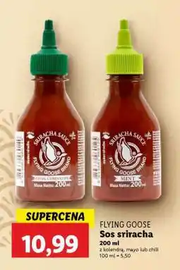 Lidl FLYING GOOSE Sos Sriracha oferta