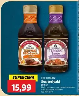 Lidl KIKKOMAN Sos teriyaki oferta