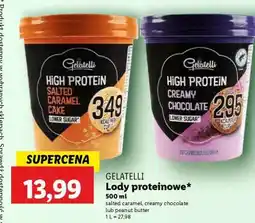 Lidl GELATELLI Lody proteinowe oferta