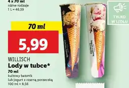 Lidl WILLISCH Lody w tubce oferta
