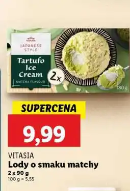 Lidl VITASIA Lody o smaku matchy oferta