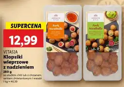 Lidl VITASIA Klopsiki wieprzowe z nadzieniem oferta