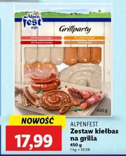 Lidl ALPENFEST Zestaw kiełbas na grilla oferta