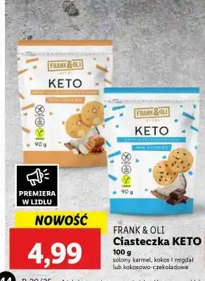 Lidl FRANK & OLI Ciasteczka KETO oferta