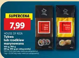 Lidl HOUSE OF ASIA Tykwa lub rzodkiew marynowana oferta