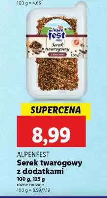 Lidl ALPENFEST Serek twarogowy z dodatkami oferta