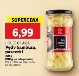 Lidl HOUSE OF ASIA Pędy bambusa, paseczki oferta