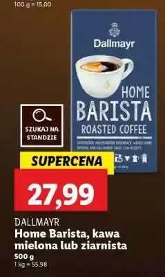 Lidl Dallmayr Home Barista, kawa mielona lub ziarnista oferta