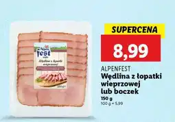 Lidl ALPENFEST Wędlina z łopatki wieprzowej lub boczek oferta