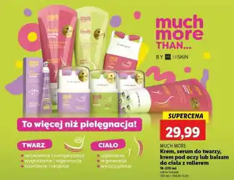 Lidl MUCH MORE Krem, serum do twarzy, krem pod oczy lub balsam do ciała z rollerem oferta