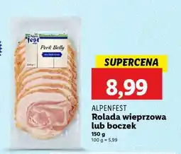 Lidl ALPENFEST Rolada wieprzowa lub boczek oferta