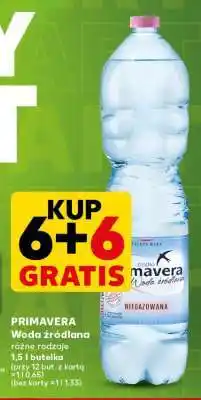 Kaufland PRIMAVERA Woda źródlana oferta