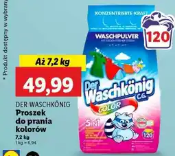Lidl DER WASCHKÖNIG Proszek do prania kolorów oferta