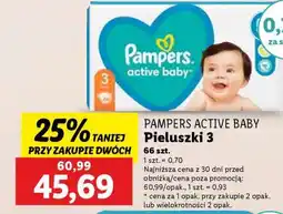 Lidl PAMPERS ACTIVE BABY Pieluszki 3 oferta