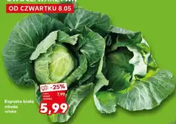 Kaufland Kapusta biała młoda sztuka oferta