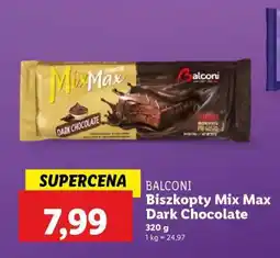 Lidl Balconi Biszkopty Mix Max Dark Chocolate oferta