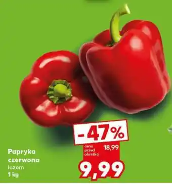 Kaufland Papryka czerwona luzem 1 kg oferta