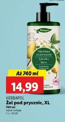 Lidl HERBAPOL Żel pod prysznic, XL oferta