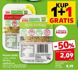 Kaufland Polskie kiełki różne rodzaje oferta