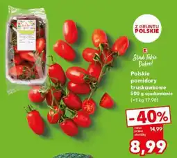 Kaufland Polskie pomidory truskawkowe 500 g opakowanie oferta