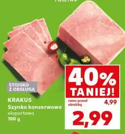 Kaufland KRAKUS Szynka konserwowa eksportowa 100 g oferta