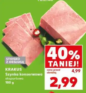 Kaufland KRAKUS Szynka konserwowa eksportowa 100 g oferta