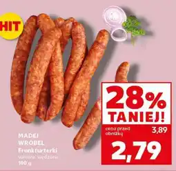Kaufland MADEJ WRÓBEL Frankfurterki surowe, wędzone 100 g oferta