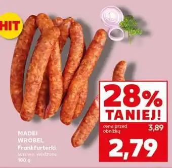 Kaufland MADEJ WRÓBEL Frankfurterki surowe, wędzone 100 g oferta