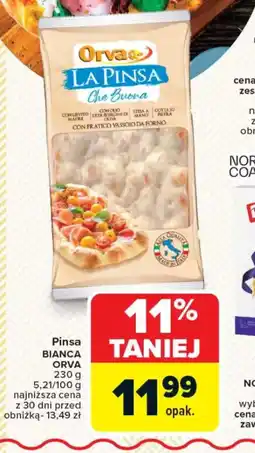 Carrefour Pinsa Bianca Orva oferta