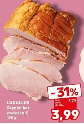 Kaufland LUKULLUS Szynka bez dodatku E 100 g oferta