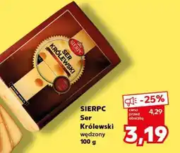 Kaufland SIERPC Ser Królewski wędzony 100 g oferta