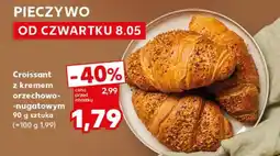 Kaufland Croissant z kremem orzechowo- -nugatowym 90 g sztuka oferta