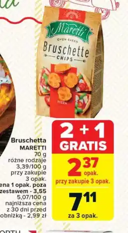 Carrefour Bruschetta Maretti oferta