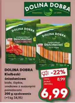 Kaufland DOLINA DOBRA Kiełbaski śniadaniowe oferta