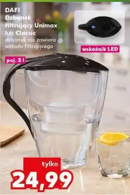 Kaufland DAFI Dzbanek filtrujący Unimax lub Classic oferta