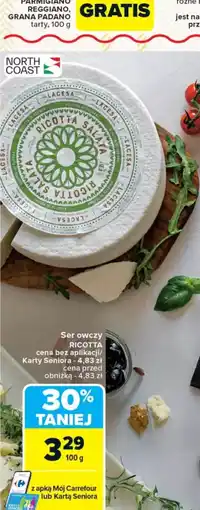 Carrefour Ser owczy Ricotta oferta