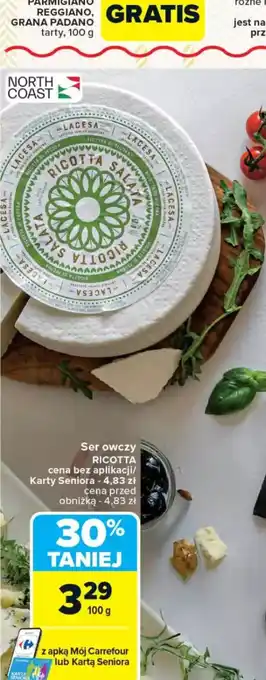 Carrefour Ser owczy Ricotta oferta