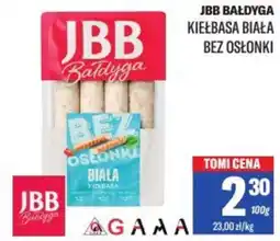 TomiMarkt Jbb bałdyga kiełbasa biała bez osłonki oferta