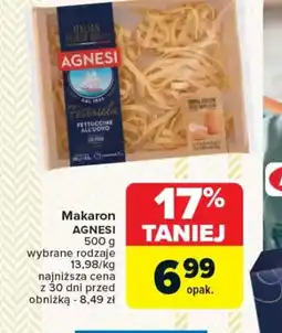 Carrefour Makaron Agnesi oferta