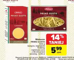 Carrefour Makaron Primo Gusto oferta